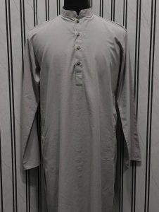 Beige LCY Linen Long Kurta
